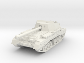 Archer tank (United Kingdom) 1/87 in White Natural Versatile Plastic