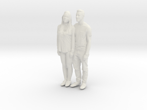 Printle S Couple 080 - 1/24 - wob in White Natural Versatile Plastic