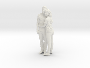 Printle S Couple 085 - 1/24 - wob in White Natural Versatile Plastic