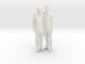 Printle S Couple 084 - 1/24 - wob in White Natural Versatile Plastic