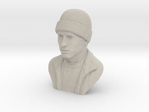 3D Sculpture of Eminem in Natural Sandstone