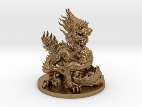 Imperial dragon in Natural Brass