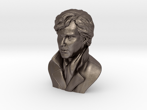 Hollow Of Benedict Cumberbatch in Polished Bronzed Silver Steel