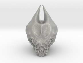 Bearded Skull in Aluminum: Extra Large