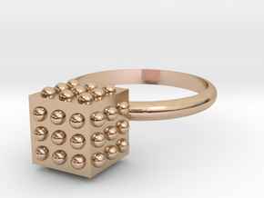 Bumps Box in 14k Rose Gold Plated Brass: 5 / 49