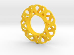Fidget Spinner Simplest Wire 1 in Yellow Processed Versatile Plastic