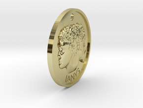 Janus Pendant in 18k Gold Plated Brass