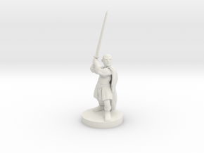 Halfling Barbarian in White Natural Versatile Plastic