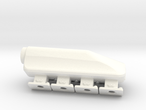 AJPE 1/12 Hemi Turbo Intake 5 in White Processed Versatile Plastic