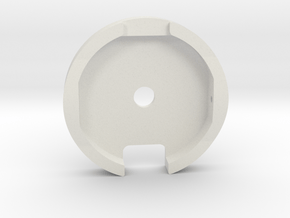 M12 Side Winder Wheel  in White Natural Versatile Plastic