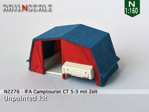 IFA Camptourist CT 5-3 mit Zelt (N 1:160) in Tan Fine Detail Plastic