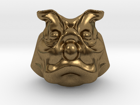 Uncle Dog in Natural Bronze: Extra Large