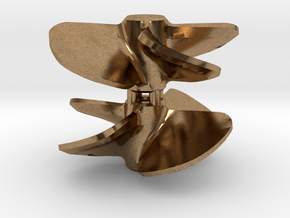 Propeller 18 x 20 4-blades (RH+LH pair) in Natural Brass