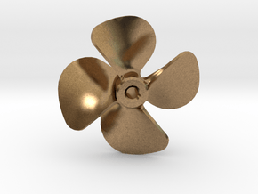 Propeller 18x20 4-blades (Right Handed) in Natural Brass