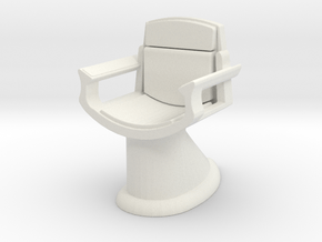 Captain's Chair (Star Trek 2009), 1/30 in White Natural Versatile Plastic