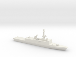 La Fayette-class frigate, 1/2400 in White Natural Versatile Plastic