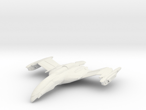 Romulan FireCondor Class  HvyCruiser in White Natural Versatile Plastic