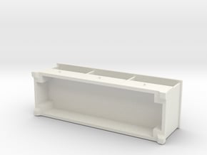 Miniature Liatorp TV Unit - IKEA in White Natural Versatile Plastic: 1:24