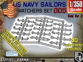 1/350 US Navy Watchers Set005 in Tan Fine Detail Plastic