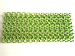 Stitch Fabric in Green Processed Versatile Plastic