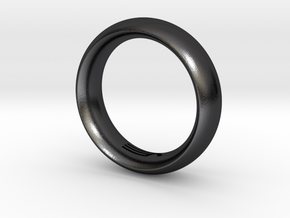 Modern+Convex in Polished and Bronzed Black Steel: 5.5 / 50.25