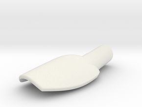 MagStock Palm Rest (Right hand set) in White Natural Versatile Plastic