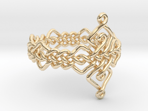 Celtic Ring Size 10 in 14K Yellow Gold
