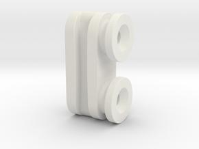 Replacement Part for Ikea KVARTAL Slider (Male)  in White Natural Versatile Plastic