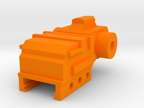SM-55 Front Iron Sight in Orange Processed Versatile Plastic