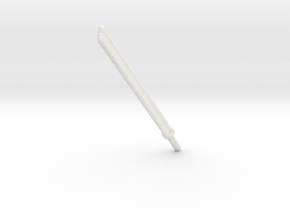Sword in White Natural Versatile Plastic