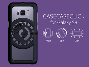 for Galaxy S8 : core : CASECASE CLICK in Black Natural Versatile Plastic