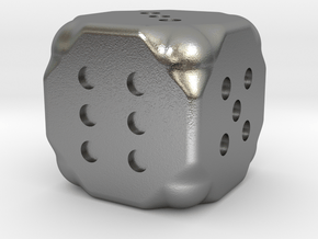 Dice in Natural Silver