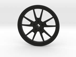 Racing Wheel Cover 14_56mm in Black Natural Versatile Plastic