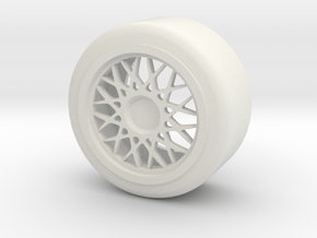M3 Wheel #1 in White Natural Versatile Plastic