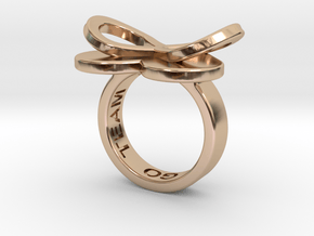 AMOURARMOR in 14k rose gold plated  in 14k Rose Gold Plated Brass: 7 / 54
