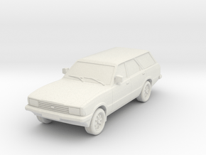 1-64 Ford Cortina Mk5 Estate Hollow Wheels Attache in White Natural Versatile Plastic