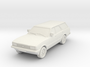 1-87 Ford Cortina Mk5 Estate Hollow Wheels Attache in White Natural Versatile Plastic