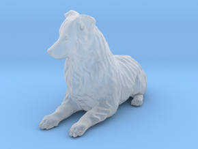 Ultra Tiny Dog Statue Moki in Tan Fine Detail Plastic