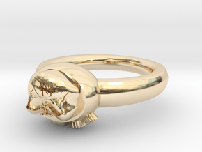 Overlord Ring in 14k Gold Plated Brass