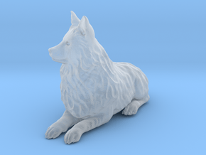 Ultra Tiny Dog Statue Mandy in Smooth Fine Detail Plastic