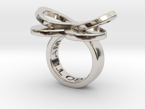 AMOURARMOR in rhodium plated  in Rhodium Plated Brass: 3.5 / 45.25