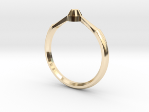 Emma's Lost Ring in 14k Gold Plated Brass