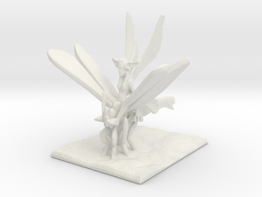Dragonfly Knight in White Natural Versatile Plastic