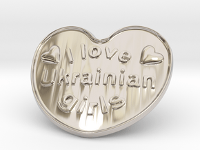 I Love Ukrainian Girls in Platinum