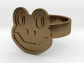 Frog Ring in Natural Bronze: 13 / 69