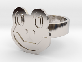 Frog Ring in Rhodium Plated Brass: 13 / 69