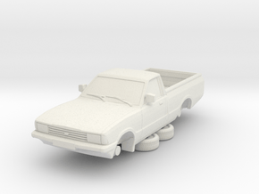 1-87 Ford Cortina Mk5 P100 Hollow (repaired) in White Natural Versatile Plastic
