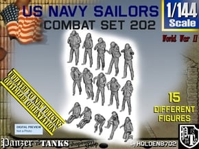 1-144 USN Combat Set 202 in Tan Fine Detail Plastic