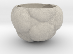 Fractal Flower Pot in Natural Sandstone