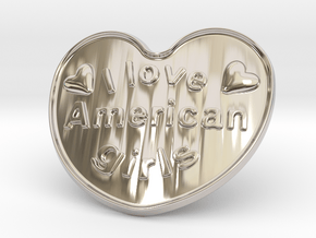 I Love American Girls in Platinum